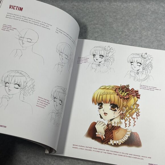 Manga for the Beginner Midnight Monsters: How to‎ Draw Zombies Vampires Hart NEW - Picture 14 of 15